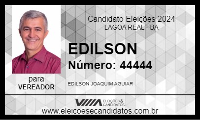 Candidato EDILSON 2024 - LAGOA REAL - Eleições