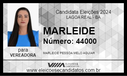 Candidato MARLEIDE 2024 - LAGOA REAL - Eleições