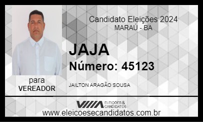 Candidato JAJA 2024 - MARAÚ - Eleições