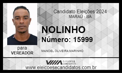 Candidato NOLINHO 2024 - MARAÚ - Eleições