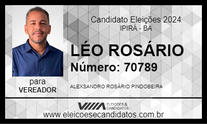 Candidato LÉO ROSÁRIO 2024 - IPIRÁ - Eleições