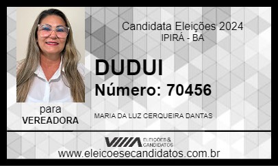 Candidato DUDUI 2024 - IPIRÁ - Eleições