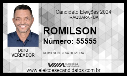 Candidato ROMILSON 2024 - IRAQUARA - Eleições