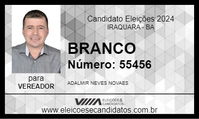 Candidato BRANCO 2024 - IRAQUARA - Eleições