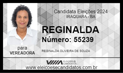 Candidato REGINALDA 2024 - IRAQUARA - Eleições