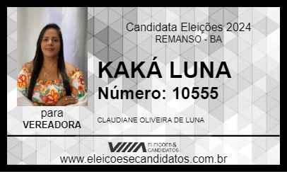 Candidato KAKÁ LUNA 2024 - REMANSO - Eleições