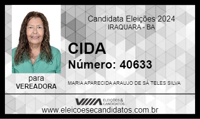 Candidato CIDA 2024 - IRAQUARA - Eleições