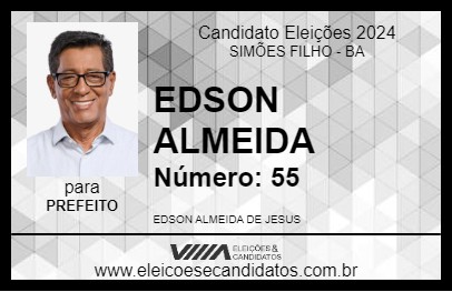 Candidato EDSON ALMEIDA 2024 - SIMÕES FILHO - Eleições