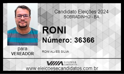 Candidato RONI 2024 - SOBRADINHO - Eleições