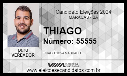 Candidato THIAGO DE ZITO 2024 - MARACÁS - Eleições