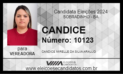 Candidato CANDICE 2024 - SOBRADINHO - Eleições