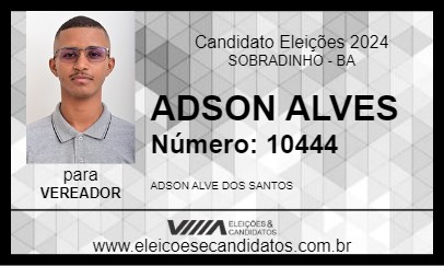 Candidato ADSON ALVES 2024 - SOBRADINHO - Eleições