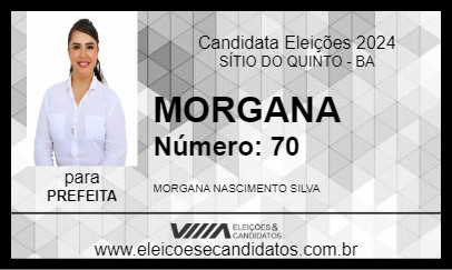 Candidato MORGANA 2024 - SÍTIO DO QUINTO - Eleições