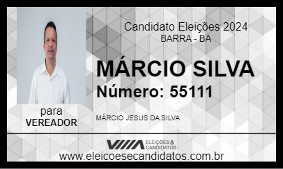 Candidato MÁRCIO SILVA 2024 - BARRA - Eleições