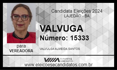 Candidato VALVUGA 2024 - LAJEDÃO - Eleições