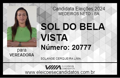 Candidato SOL DO BELA VISTA 2024 - MEDEIROS NETO - Eleições