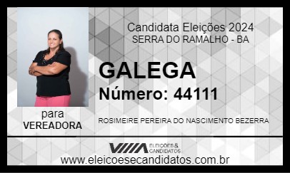 Candidato GALEGA 2024 - SERRA DO RAMALHO - Eleições