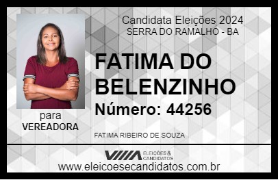 Candidato FATIMA DO BELENZINHO 2024 - SERRA DO RAMALHO - Eleições