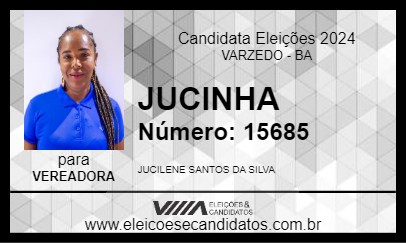 Candidato JUCINHA 2024 - VARZEDO - Eleições