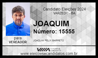 Candidato JOAQUIM 2024 - VARZEDO - Eleições