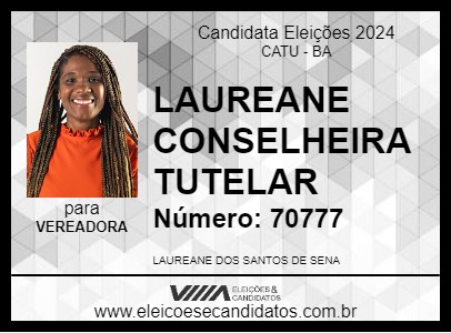 Candidato LAU DA FARMÁCIA 2024 - CATU - Eleições