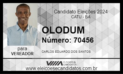 Candidato OLODUM 2024 - CATU - Eleições