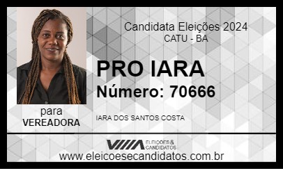 Candidato PRO IARA 2024 - CATU - Eleições