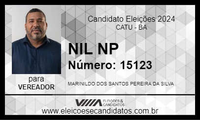 Candidato NIL NP 2024 - CATU - Eleições