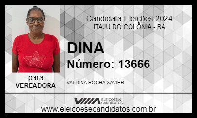 Candidato DINA 2024 - ITAJU DO COLÔNIA - Eleições