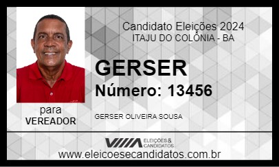 Candidato GERSER 2024 - ITAJU DO COLÔNIA - Eleições