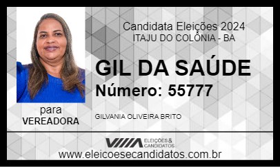 Candidato GIL DA SAÚDE 2024 - ITAJU DO COLÔNIA - Eleições