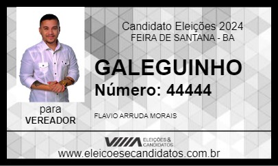 Candidato GALEGUINHO 2024 - FEIRA DE SANTANA - Eleições