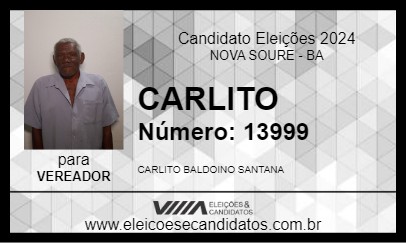 Candidato CARLITO 2024 - NOVA SOURE - Eleições