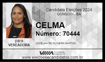 Candidato CELMA 2024 - GONGOGI - Eleições