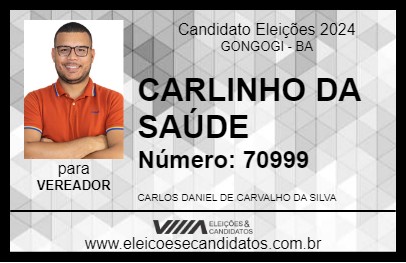 Candidato CARLINHO DA SAÚDE 2024 - GONGOGI - Eleições