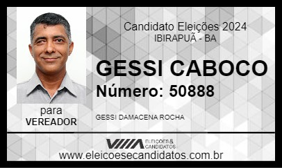 Candidato GESSI CABOCO 2024 - IBIRAPUÃ - Eleições