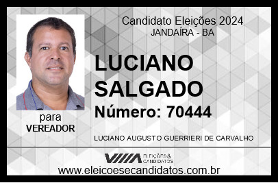 Candidato LUCIANO SALGADO 2024 - JANDAÍRA - Eleições