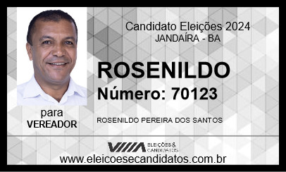 Candidato ROSENILDO 2024 - JANDAÍRA - Eleições