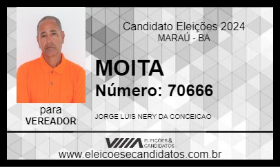 Candidato MOITA 2024 - MARAÚ - Eleições