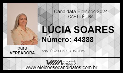 Candidato LÚCIA SOARES 2024 - CAETITÉ - Eleições