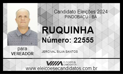 Candidato RUQUINHA 2024 - PINDOBAÇU - Eleições