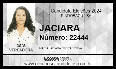 Candidato JACIARA 2024 - PINDOBAÇU - Eleições