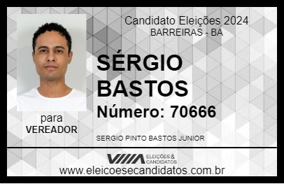 Candidato SÉRGIO BASTOS 2024 - BARREIRAS - Eleições