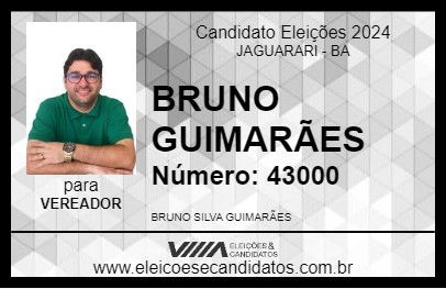 Candidato BRUNO GUIMARÃES 2024 - JAGUARARI - Eleições