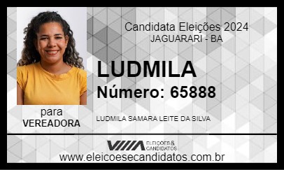 Candidato LUDMILA 2024 - JAGUARARI - Eleições