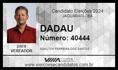 Candidato DADAU 2024 - JAGUARARI - Eleições