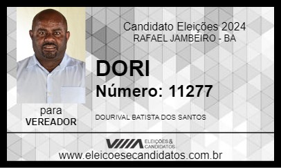 Candidato DORI 2024 - RAFAEL JAMBEIRO - Eleições