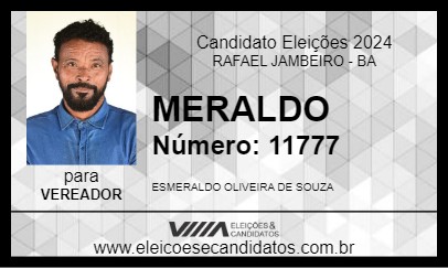 Candidato MERALDO 2024 - RAFAEL JAMBEIRO - Eleições