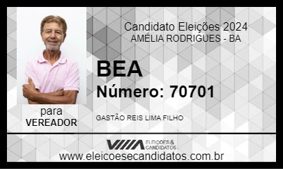 Candidato BEA 2024 - AMÉLIA RODRIGUES - Eleições