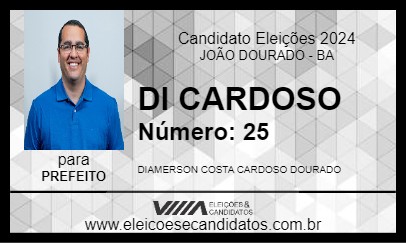 Candidato DI CARDOSO 2024 - JOÃO DOURADO - Eleições